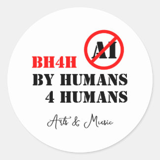 By Humans 4 Humans / Arts & Music (BH4H) ラウンドシール