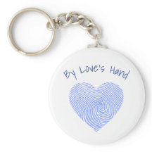 By Love's Hand Fingerprint Keychain