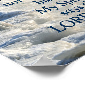 By My Spirit聖なる書物、 経典海波ポスター ポスター (角)