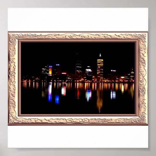 By Night Reflectプリント ポスター (正面)