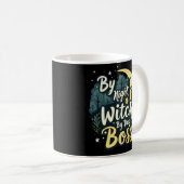 By Night Witch By Day Boss Halloween Women's コーヒーマグカップ (正面右)