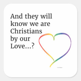 By Our Love Stickers スクエアシール