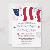 By Party People, For Party People 4th of July 招待状 (正面)