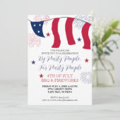 By Party People, For Party People 4th of July 招待状 (スタンド正面)