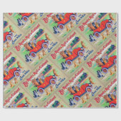 By Road & Rail in Catland, Louis Wain ラッピングペーパー (フラット)