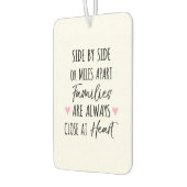 By Side or Miles Apartファミリがハートに近い カーエアーフレッシュナー (左)