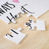 By Side or Miles Apartファミリがハートに近い ジグソーパズル (側面)