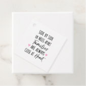 By Side or Miles Apartファミリがハートに近い フェイバータグ (インサイチュ)