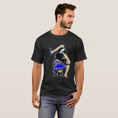 BY Tシャツ – 青い画像 (正面フル)