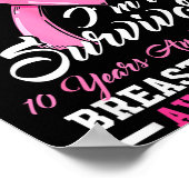 By The Grace Of God Survivor 10 Year Breast Cancer ポスター (角)
