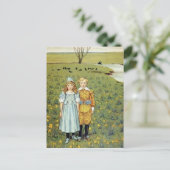 「By the River」ヴィンテージ ポストカード (スタンド正面)