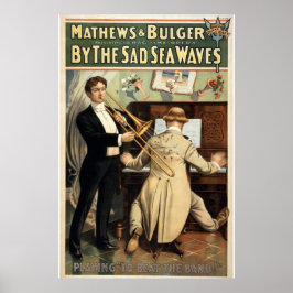 By the Sad Sea Wavesヴィンテージ ポスター