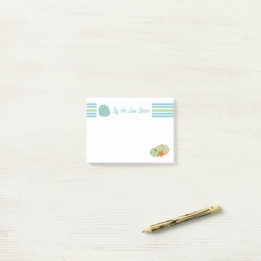 By the Sea Shore Post-It Notes ポストイット (デスク上)