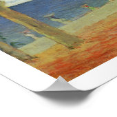 By the Seahoa, Martinique, 1887 (キャンバス上の油) ポスター (角)