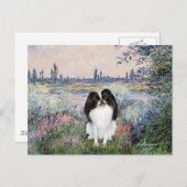 By the Seine - 日本の Chin 3 ポストカード (正面/裏面)