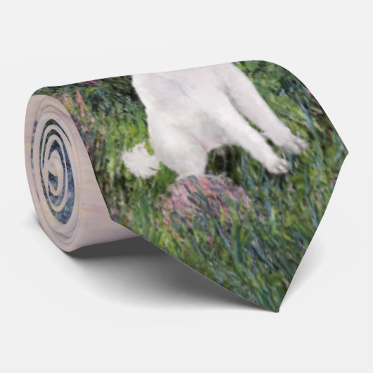 By the Seine (Monet) - Standard Poodle (W) ネクタイ (ロール)