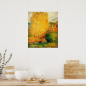 By the Stream, Autumn - Paul Gauguin - c1885 ポスター (キッチン)