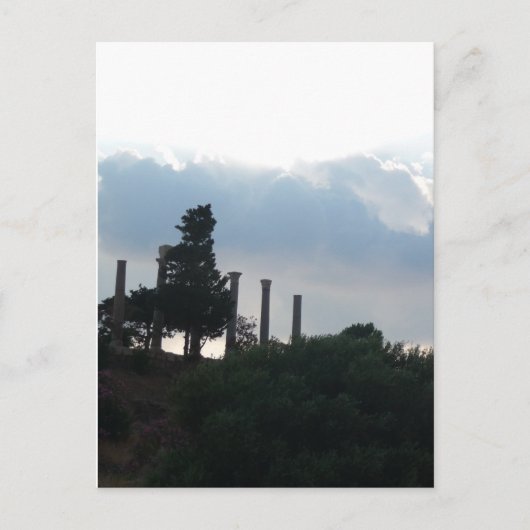 Byblosのローマのコラム ポストカード (正面)