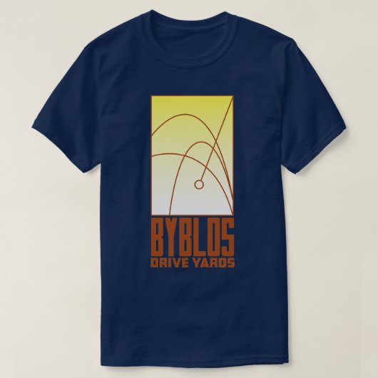 Byblosドライブヤード Tシャツ (デザイン正面)