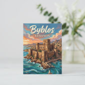 Byblos Castle Lebanon ポストカード (スタンド正面)