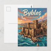 Byblos Castle Lebanon ポストカード (正面/裏面)