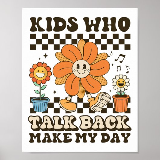 Byck Makを話す言語病理学者の子供 ポスター (正面)