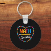 Byck To School 数学の専門家の数学教師Tシャツ キーホルダー (正面)