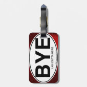 BYEユーロステッカーラベル ラゲッジタグ (裏面縦)