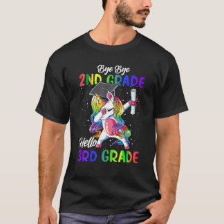 Bye 2年生こんにちは3年生Dab Unicorn最終日 Tシャツ