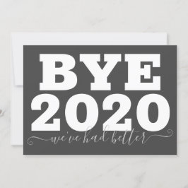 Bye 2020我々は良かった カード