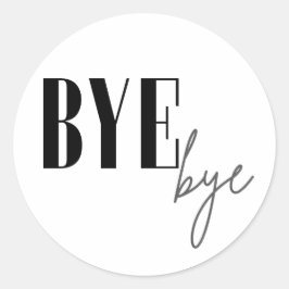 Bye bye ラウンドシール