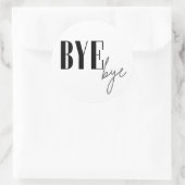 Bye bye ラウンドシール (バッグ)