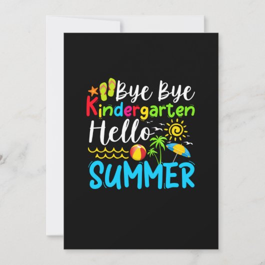 Bye Bye Kindergarten Hello Summer セーブザデート (正面)