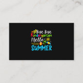Bye Bye Kindergarten Hello Summer 名刺 (正面)