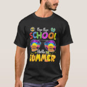 bye bye school hello summer tシャツ (正面)