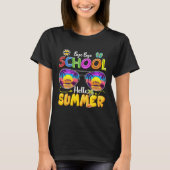 bye bye school hello summer tシャツ (正面)