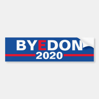 「Bye Don 2020」青いバンパー·ステッカー バンパーステッカー