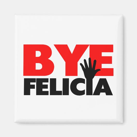 Bye Feliciaハンドウェーブ マグネット (正面)