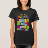 Bye School Hello Video Games Last Days Of School S Tシャツ (正面)