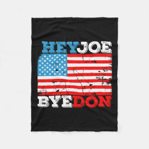 Byedon 2020フラグ – Bye Don Hey Joeバイデン氏サポートS フリースブランケット
