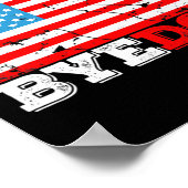 Byedon 2020フラグ – Bye Don Hey Joeバイデン氏サポートS ポスター (角)