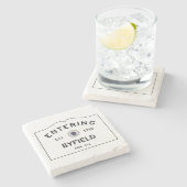 Byfield入るマサチューセッツの大理石のコースター ストーンコースター (横)