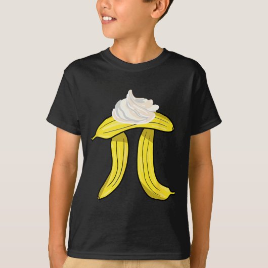 Bynana Cream Piシンボル – 数学おたくパイラバー Tシャツ (正面)