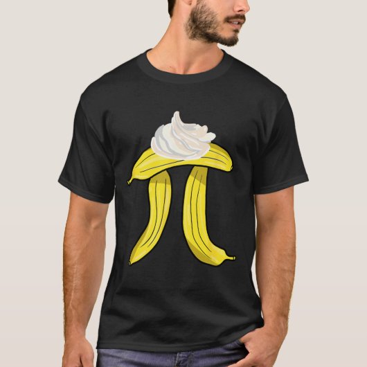 Bynana Cream Piシンボル – 数学おたくパイラバー Tシャツ (正面)