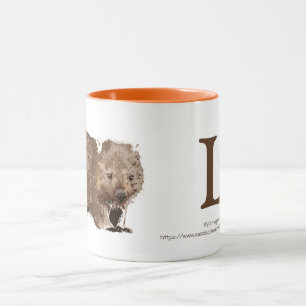 BYO Wombat (Vombatusのursinus) "L " マグカップ