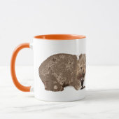 BYO Wombat (Vombatusのursinus) "L " マグカップ (左)