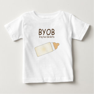 BYOBの乳児のTシャツ ベビーTシャツ