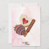 BYOBシャルキュテリーボードガレンティンのパーティー招待状 招待状 (裏面)