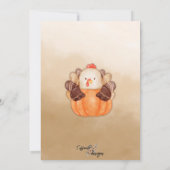 BYOBシャルキュトリーボード フレンドズギビングパーティー招待状 招待状 (裏面)