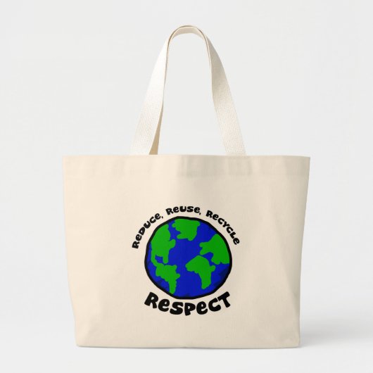 BYOB -あなた自身のバッグを持って来て下さい! ラージトートバッグ (正面)